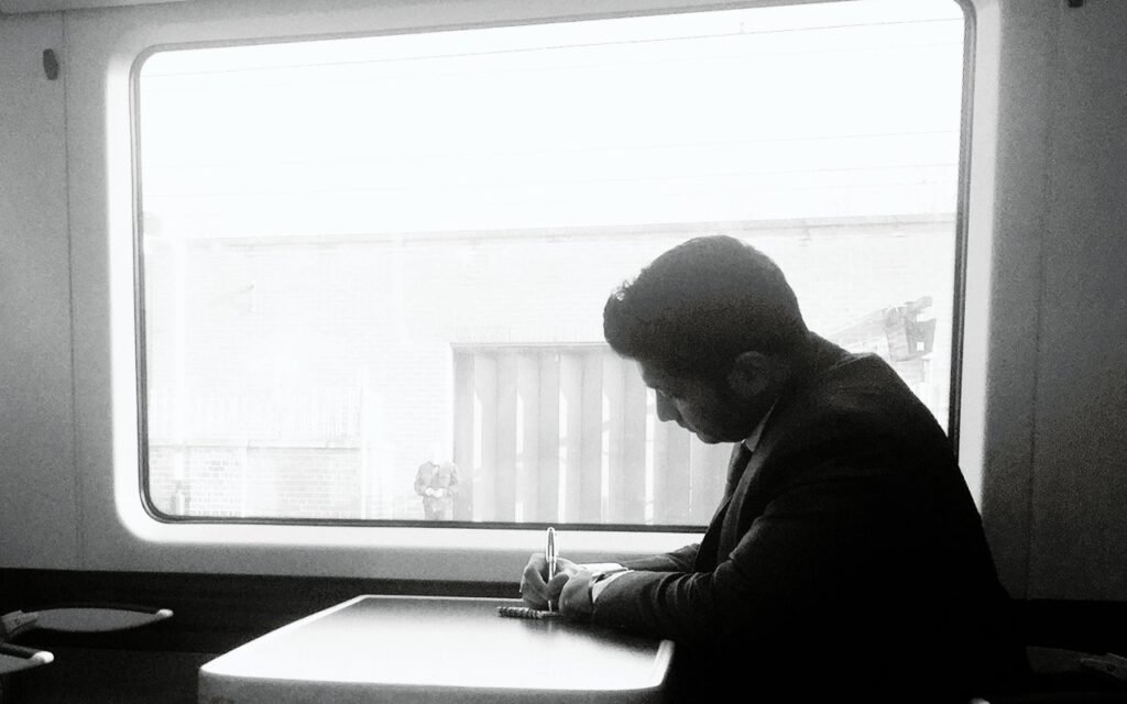 Train journey to Cambridge